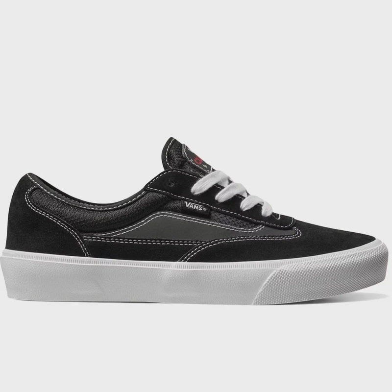 Vans Skate Curren Caples Shoe – Black/White/Gum 6.0 US