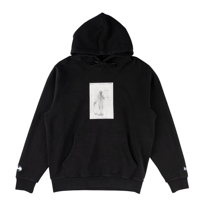 Batman x Welcome – Devil Horns Pigment-Dyed Hoodie Small