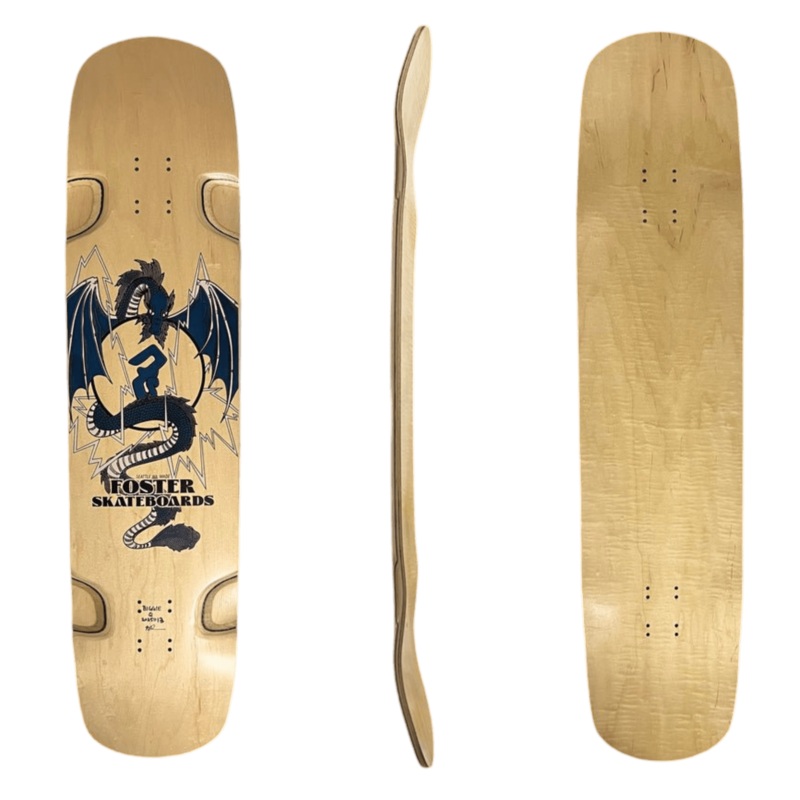 Foster: Biggie Q Longboard Skateboard Deck
