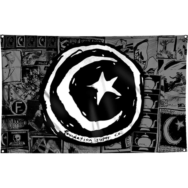 FOUNDATION STAR & MOON ZINE FLAG