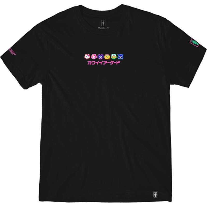 GIRL KAWAII ARCADE FRIENDS SS BLACK XL