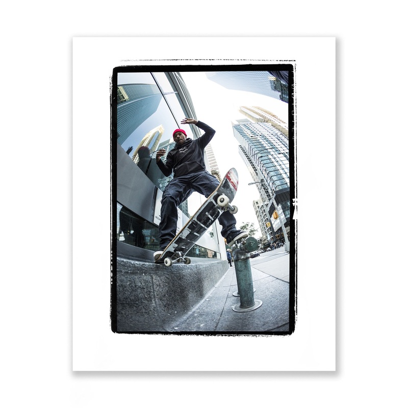 Jahmal Williams 50-50 No Comply Tailslide Print 8″ x 12″