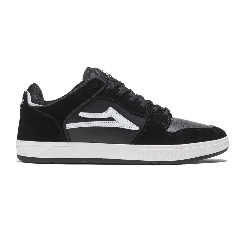 Lakai Shoes Telford Low – Black/White Suede 7 Black