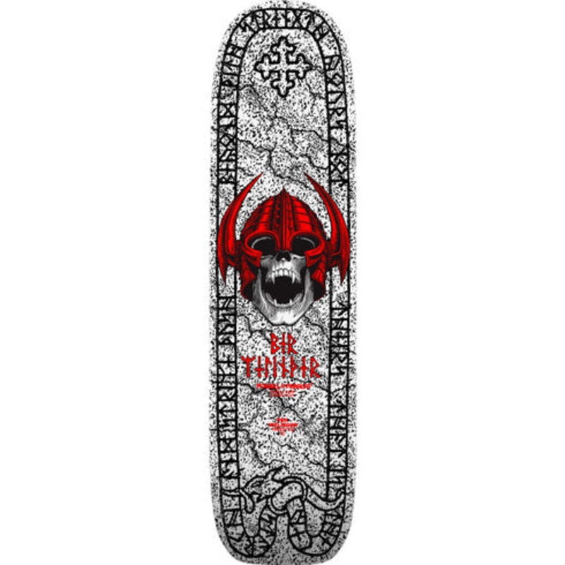 POWELL-PERALTA RETRO DECK – OG WELINDER NORDIC SKULL FREESTYLE PEARL WHITE