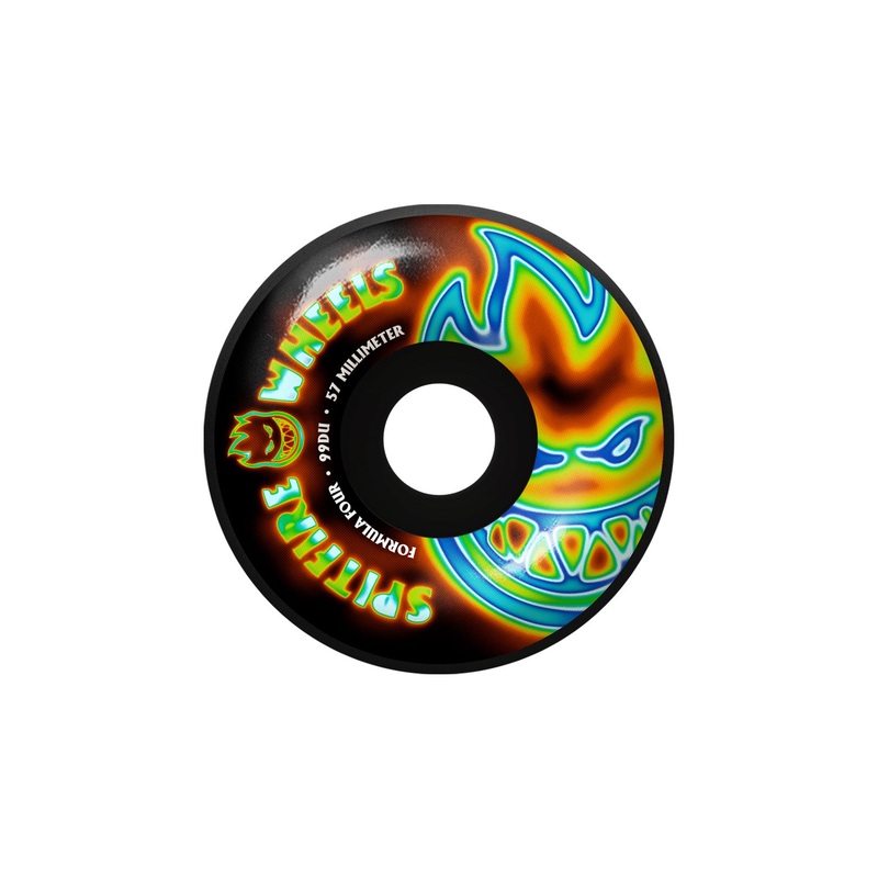 Spitfire Formula Four Radioactive Bighead Classic Wheel 99DU 57mm Black