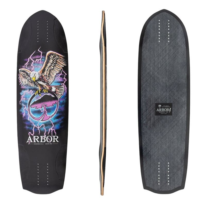 Arbor: Team Downhill Voltage Longboard Skateboard Deck