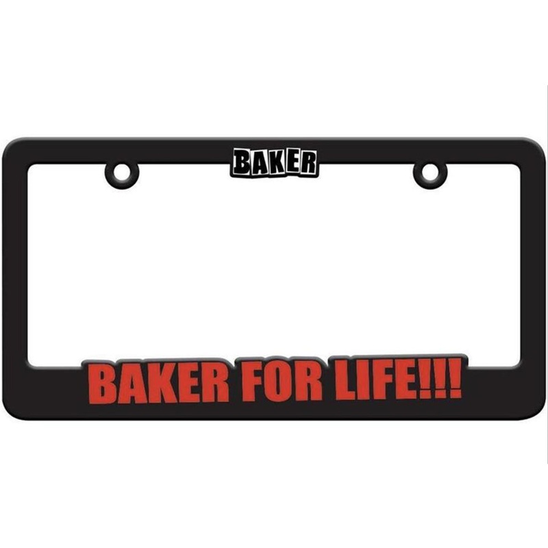 BAKER FOR LIFE LICENSE PLATE FRAME
