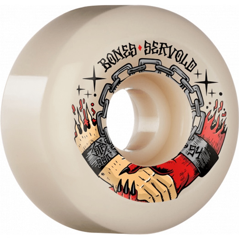 BONES STF WHEELS – SERVOLD CONTRACT 99a V6 WIDE CUT (54MM/56MM) 54mm