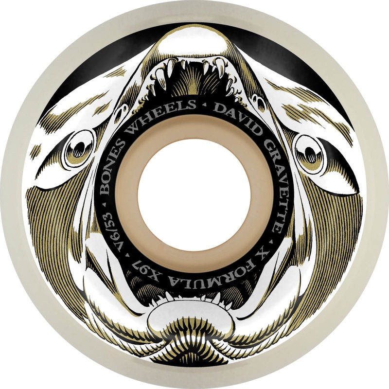 BONES WHEELS X-FORMULA GRAVETTE SALMON ILLA 97A V6 WIDECUT (53MM) 53MM