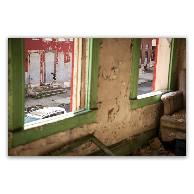 Brian Powderly Frontside 180 Fakie Nosegrind Photo Print 8″ x 12″