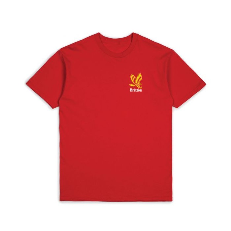 BRIXTON DESCENT S/S STT – RED MED