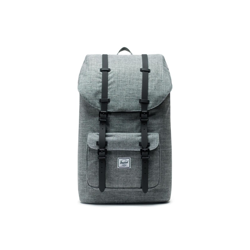HERSCHEL LITTLE AMERICA RAVEN CROSSHATCH