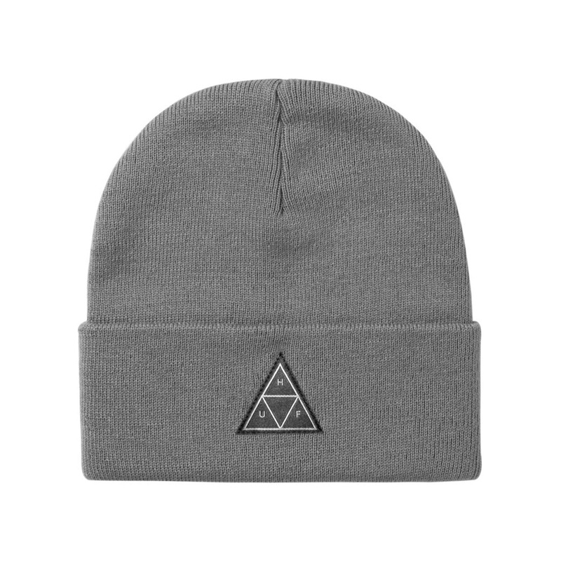 HUF ESSENTIALSTTBEANIE GREY HEATHER