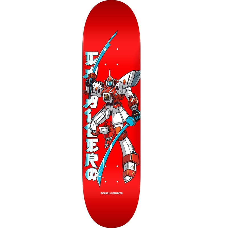Powell Peralta Steve Caballero Gundam Skateboard Deck – 8.25 Red