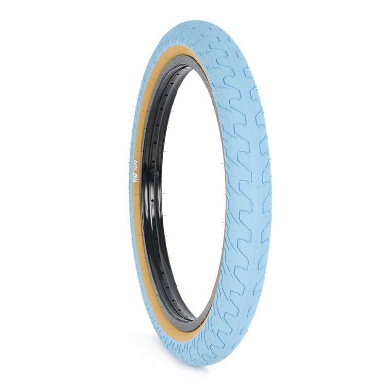 Rant BMX Squad Tire 29 X 2.35 – Sky Blue/Tan Wall