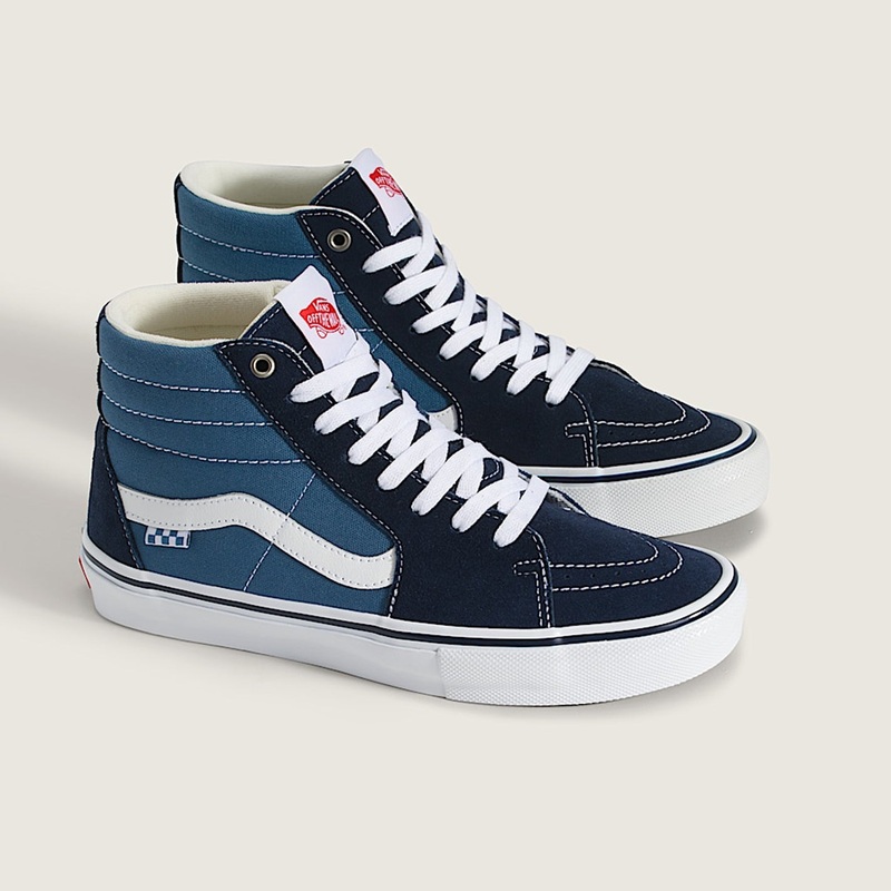 Skate Sk8-Hi (Navy/White) 8