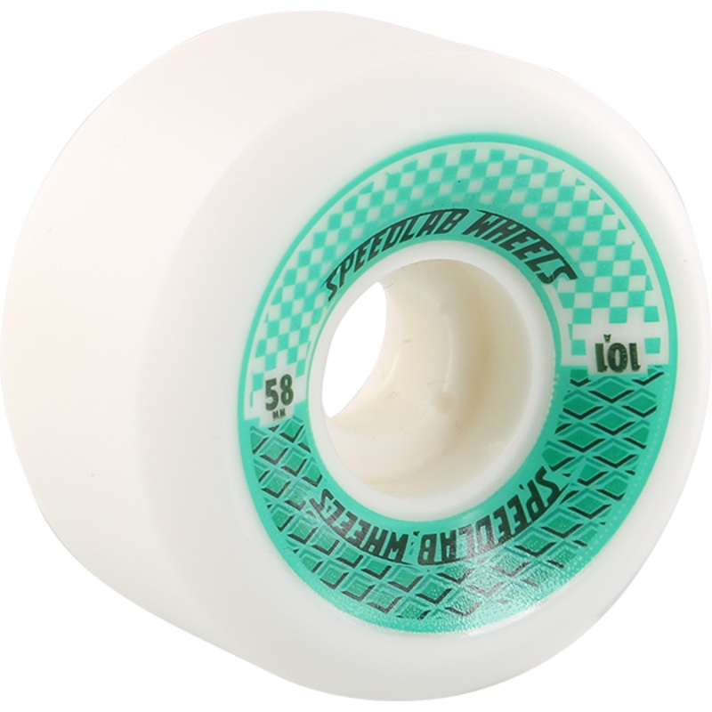 SPEEDLAB CHECKMATES White/Teal 58mm 101A