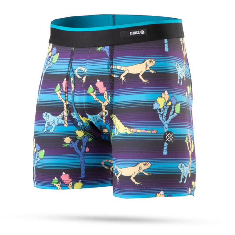 Stance Reptile Boxer Brief Boys Underwear – Purple M Purple