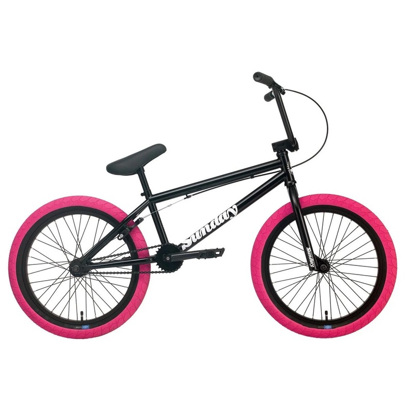 Sunday Blueprint 20 Complete BMX Bike – Gloss Black/Pink