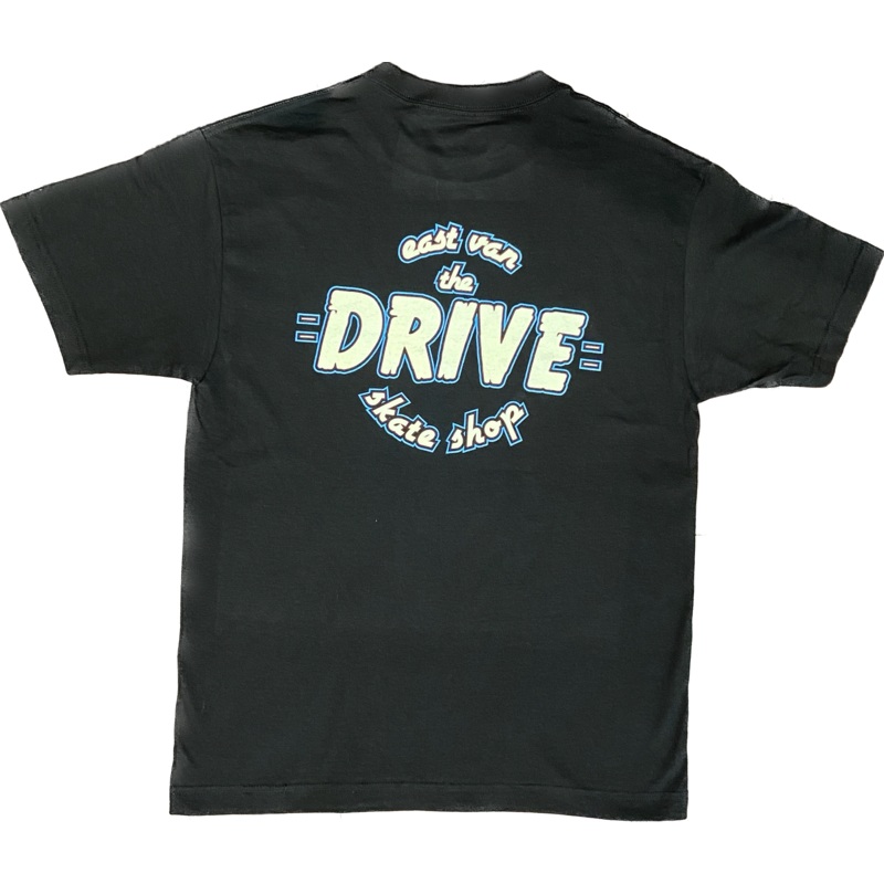 THE DRIVE SKATE LOGO T-SHIRT BLACK/MULTI SMALL