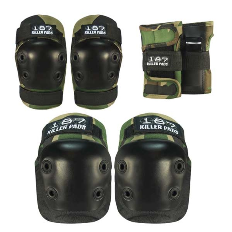 187 PAD SET CAMO – JUNIOR (KNEES,ELBOWS & WRISTS) JUNIOR
