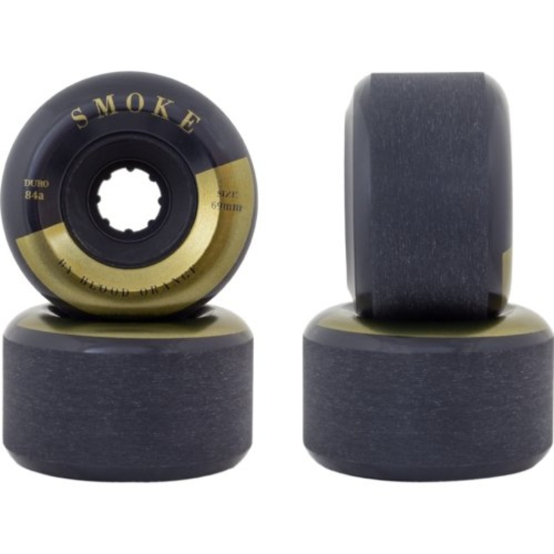 Blood Orange: 69mm Smoke Series Longboard Skateboard Wheels 84a Stoneground 69mm