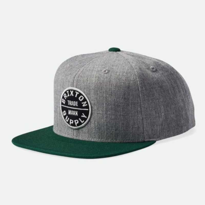 BRIXTON HAT – OATH III LIGHT HEATHER GREY/SPRUCE