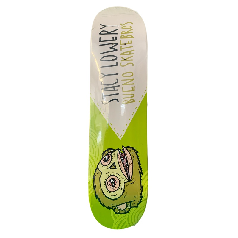 Bueno Stacy Lowery Sieben Art Green 7.75″ Classic Skateboard Deck