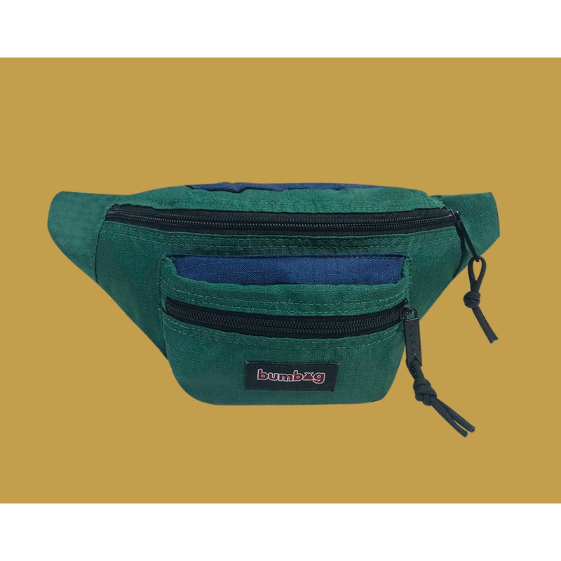 BUMBAG LOUIE LOPEZ HYBRID HIP PACK NAVY/FORREST GREEN