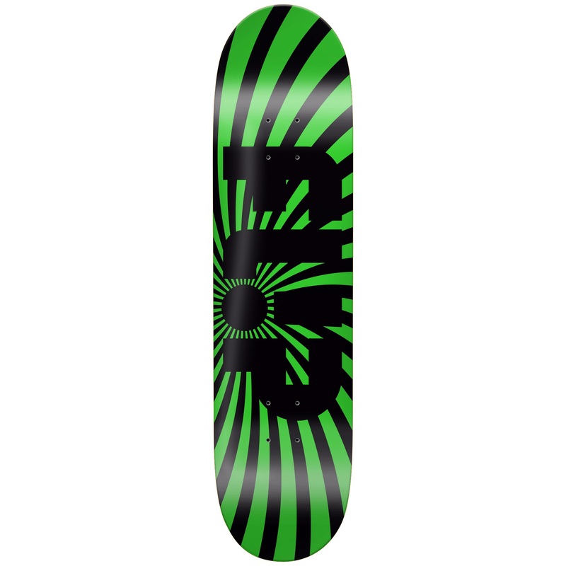 FLIP DECK – TEAM ODYSSEY SPIRAL GRN (8″ x 32.5″) 8″