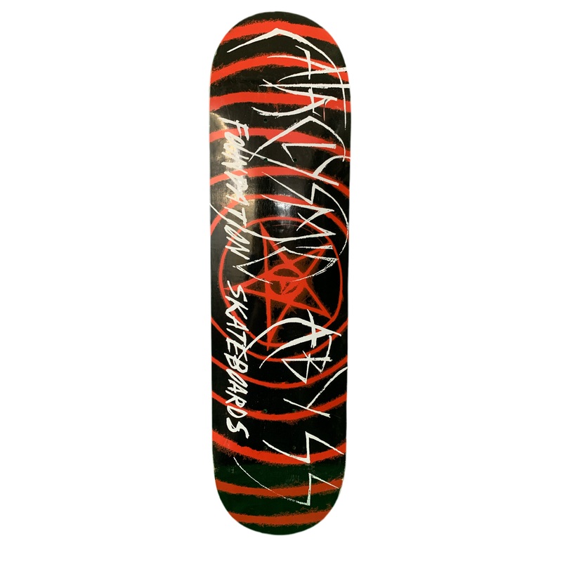 Foundation Cataclysmic Abyss Black 8″ Classic Skateboard Deck