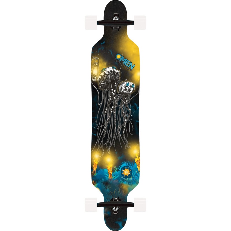 Omen: 42″ Fools Go Aimlessly Longboard Complete