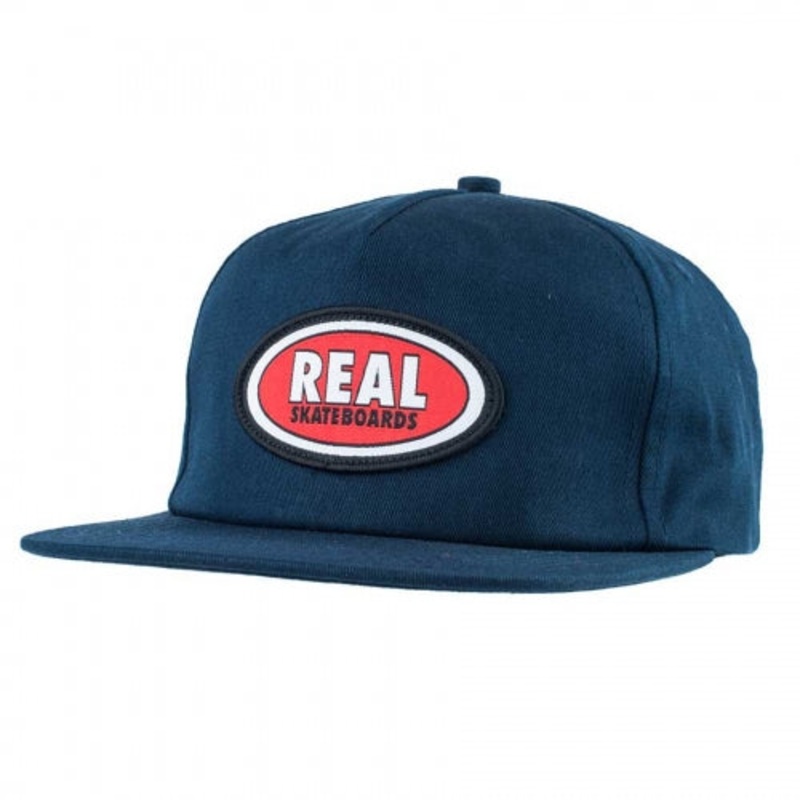 OVAL PATCH SNAP NAVY