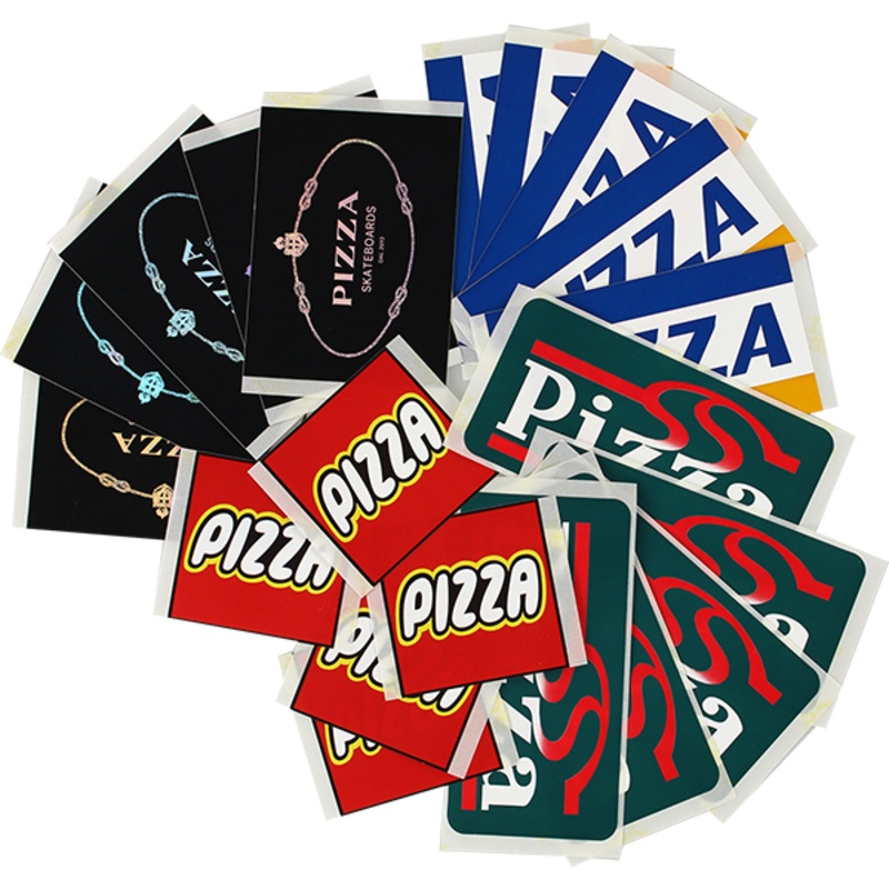 PIZZA STICKER PACK#1 20/PACK DECALS ASSORTED