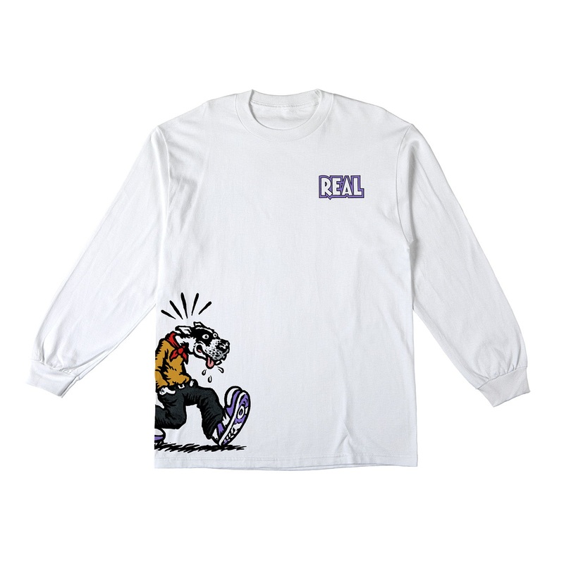 Real Comix Long Sleeve T-Shirt S White