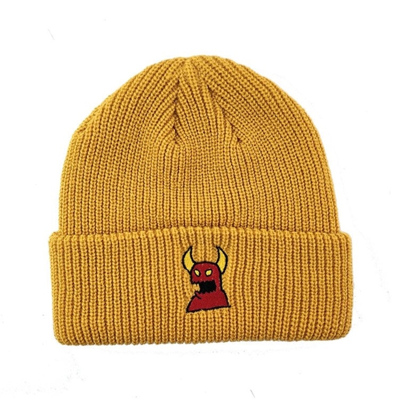 TOY MACHINE BEANIE – SKETCH MONSTER YELLOW