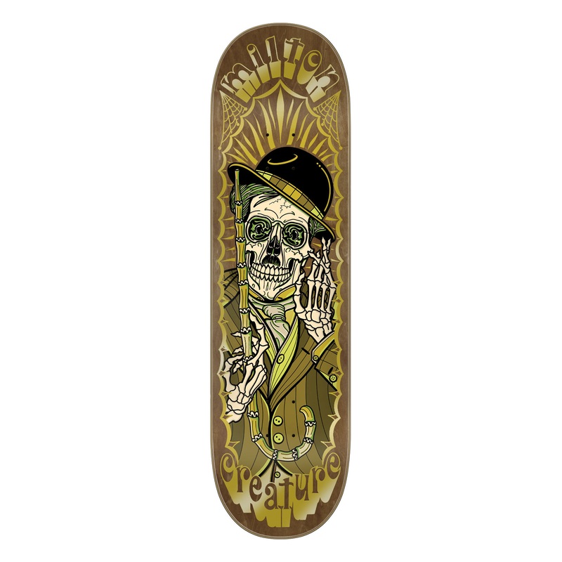 8.6in Martinez The Immigrant III Creature Skateboard Deck