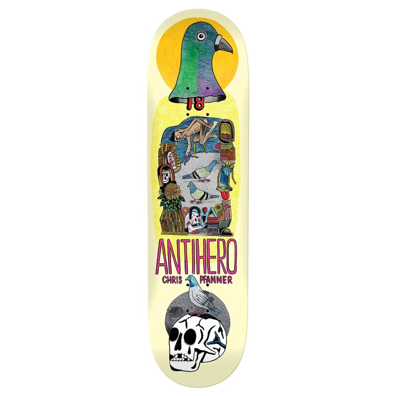 ANTIHERO DECK PFANNER VISION (8.12″) 8.12″