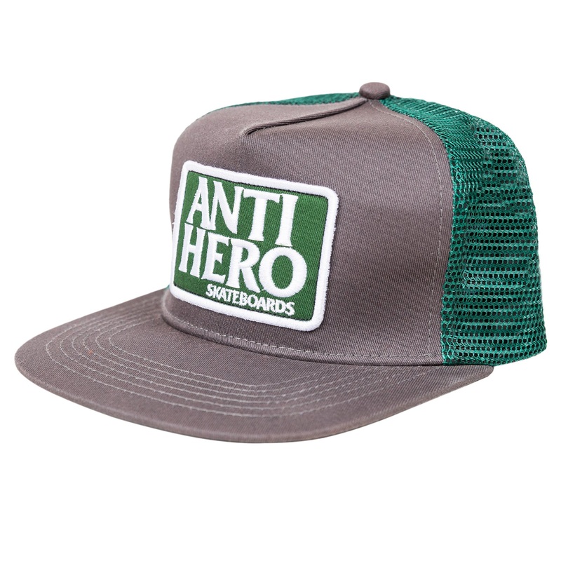 ANTIHERO RESERVE PATCH SNAPBACK CHARCOAL/GREEN