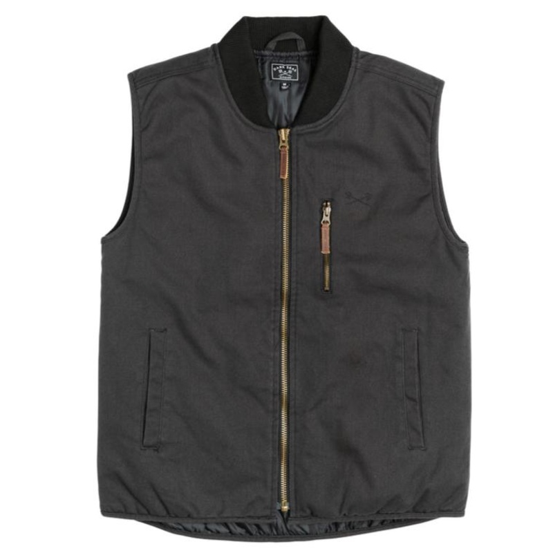 DARK SEAS SEAMUS VEST BLACK MEDIUM