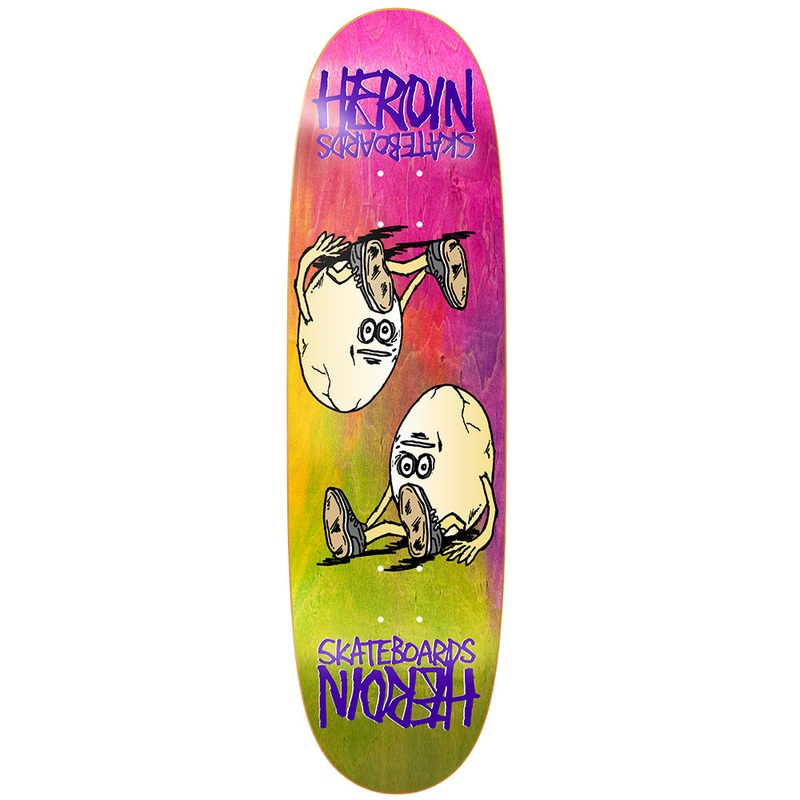 HEROIN DECK SYMMETRIC EGG RAINBOW (8.75″) 8.75″