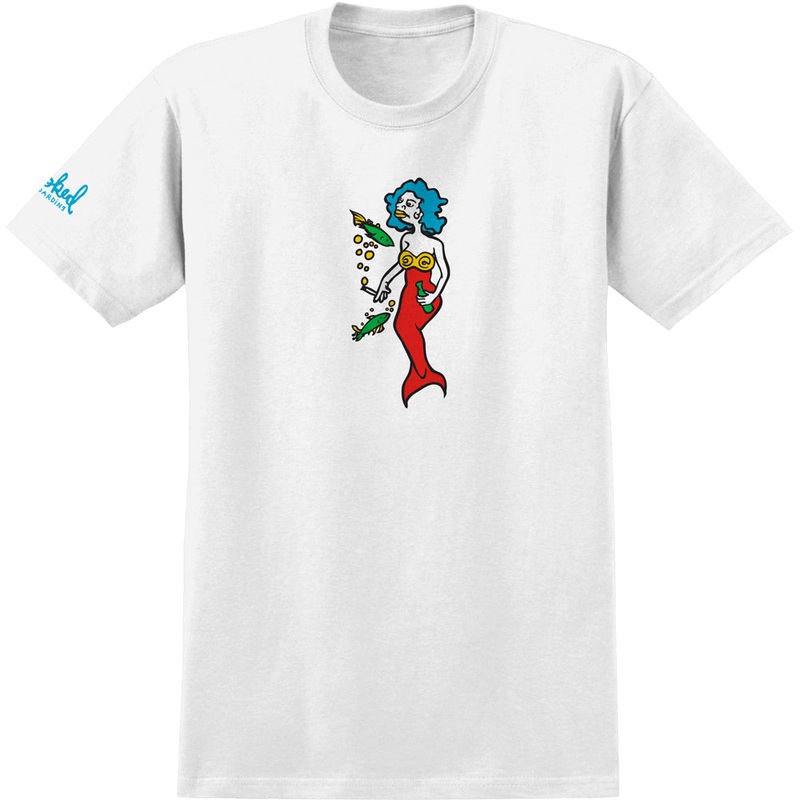 KROOKED MERMAID SS T-SHIRT WHITE SMALL