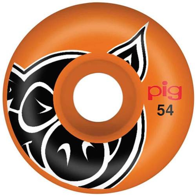 PIG WHEELS – PIG HEAD ORANGE 101A (54MM)