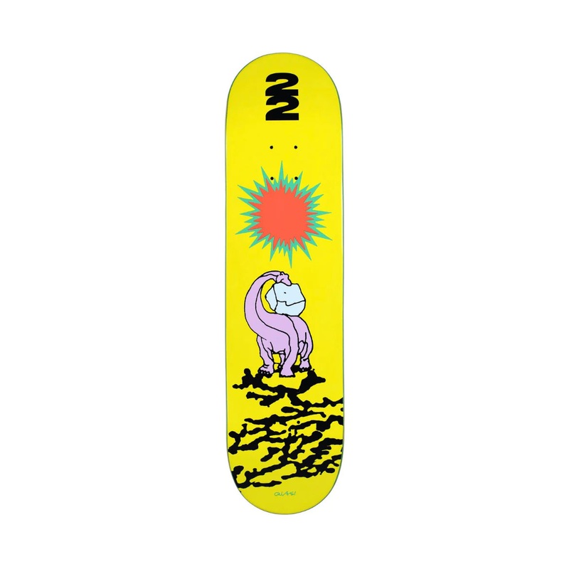 Quasi Dino Skateboard Deck – 8.0 Yellow