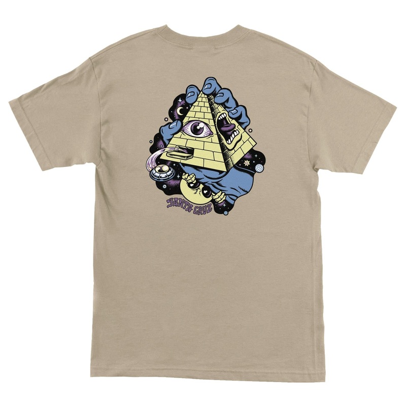 SANTA CRUZ T-SHIRT KNIBBS INVASION SAND MEDIUM