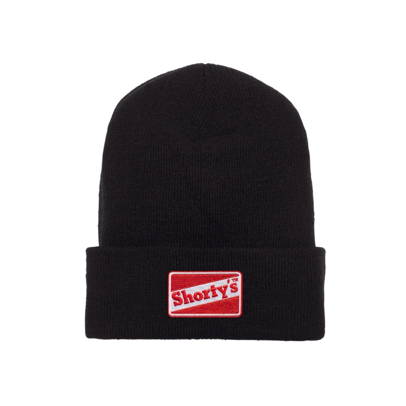 SHORTYS BEANIE OG LOGO BLACK