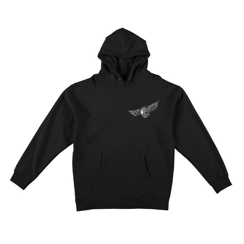 Spitfire Decay Flying Classic Hooded Sweatshirt S Black