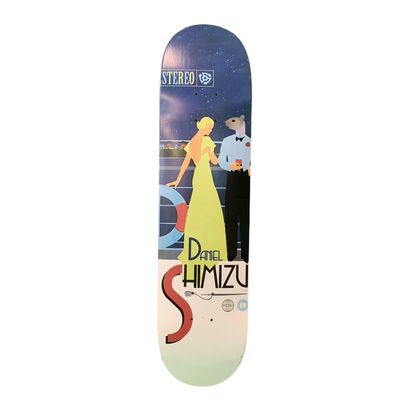 Stereo Daniel Shimizu Lady & The Mouse 7.625″ Classic Skateboard Deck