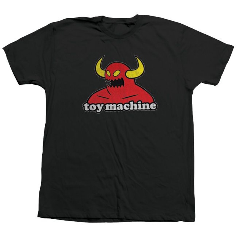 TOY MACHINE MONSTER T-SHIRT BLACK SMALL