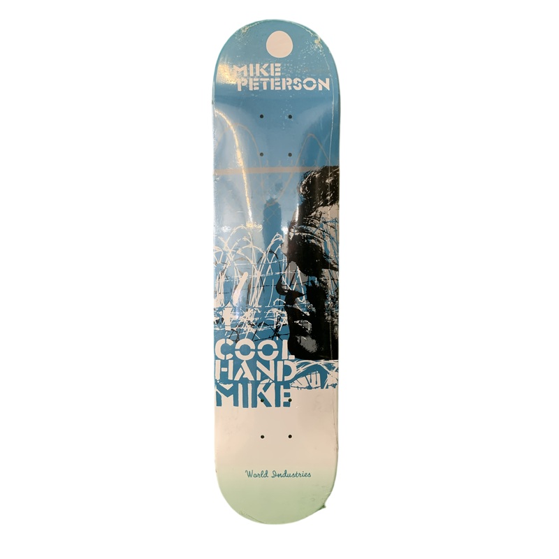 World Industries Mike Peterson Cool Hand Mike 7.4″ Classic Skateboard Deck